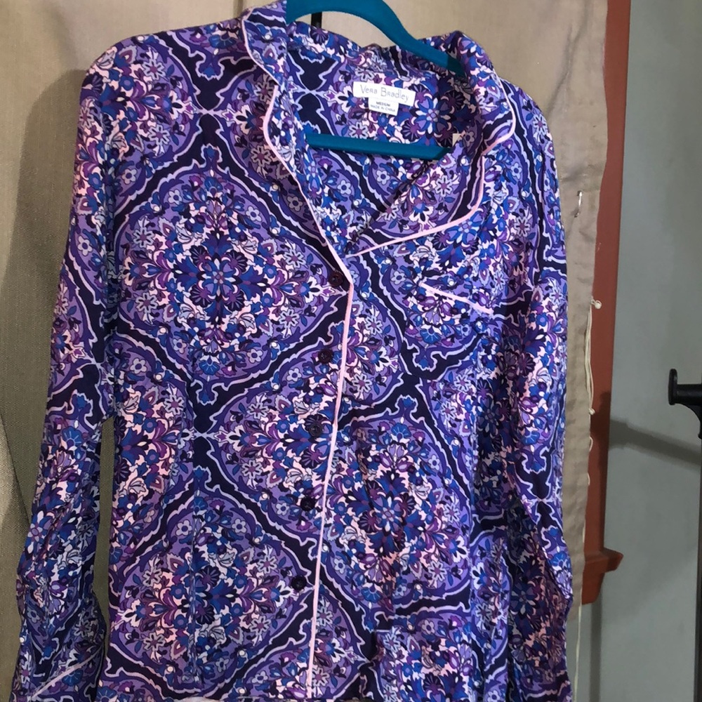 NWT Vera Bradley Pajama Top-34